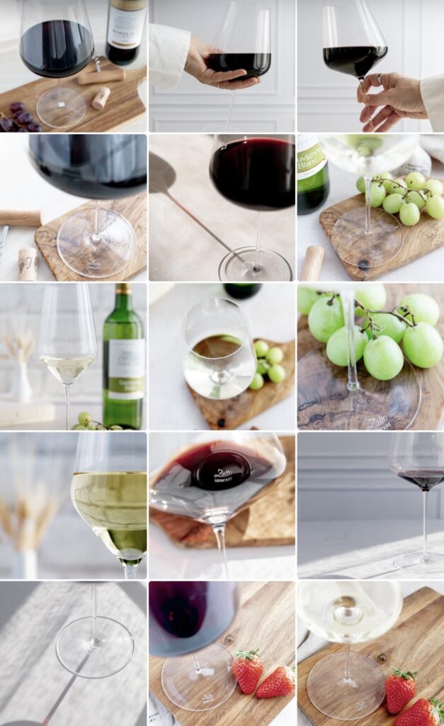 Création de contenus visuels pour Du Verre au Vin